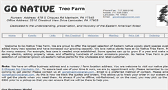 Desktop Screenshot of gonativetrees.com